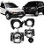 Kit Farol Auxiliar Uno/Strada Working 2011 2012 2013 2014 com Suporte Botão Tic Tac sem Led - Suits - Imagem 1