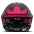 Capacete Moto Pro Tork Aberto New Liberty 3 Three Flowers Fosco Pink (Rosa) e Preto Tamanho 60 - Pro Tork - Imagem 5