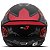 Capacete Moto Pro Tork Aberto New Liberty 3 Three Flowers Fosco Vermelho e Preto Tamanho 60 - Pro Tork - Imagem 3