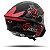 Capacete Moto Pro Tork Aberto New Liberty 3 Three Flowers Fosco Vermelho e Preto Tamanho 60 - Pro Tork - Imagem 4