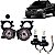 Kit Farol de Milha Strada Working 2014 à 2020 + Lâmpada LED 40W 8000K - Imagem 1