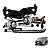Farol de Milha Hyundai HB20 2016 2017 2018 2019 3 Partes Botão Tic Tac 2 Pinos - Suits - Imagem 1