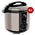 Panela Pressão Elétrica Wppe2 Inox e Preto 5 Litros Antiaderente Programavel 900w 220v - Wap - Imagem 1