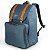 Mochila Térmica Cooler Picnic Park Azul Kit Utensílios Para 4 Pessoas RPET 300D Forro PEVA 32x23x43cm - Nautika - Imagem 5