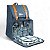 Mochila Térmica Cooler Picnic Park Azul Kit Utensílios Para 4 Pessoas RPET 300D Forro PEVA 32x23x43cm - Nautika - Imagem 1