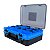 Maleta de Pesca Azul Acessórios Compartimento Duplo DivisóriasTrava Fácil Transporte Pesca Brasil - Imagem 1