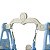 Playground Infantil Suporta 30kg Escorregador Balanço Cesta de Basquete 3X1 Azul/Cinza BW217 - Imagem 5