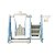 Playground Infantil Suporta 30kg Escorregador Balanço Cesta de Basquete 3X1 Azul/Cinza BW217 - Imagem 7