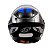 Capacete Moto Aberto Spark jet Sting Viseira Cristal Preto c/ Prata Inmetro Tamanho 60 - EBF - Imagem 5