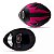 Capacete Moto Fechado Spark Flash Viseira Cristal Preto Fosco c/ Rosa Inmetro Tamanho 58 - EBF - Imagem 2