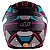 Capacete Moto Fechado Spark Spider Viseira Cristal Preto c/ Azul Tiffany Inmetro Tamanho 56 - EBF - Imagem 7
