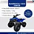 Quadriciclo 125cc Partida Elétrica Com Ré Motor Monocilíndrico 4 Tempos Gasolina - Imagem 3