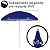 Guarda Sol Grande Azul Articulado 2,60m Resistente+Base Para GuardaSol ouOmbrellone Suporta até18kg - Imagem 6