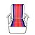 Cadeira Alta Para Praia Camping Colorida Verão 72cm Resistente E Confortável Mor  Roxo Rosa Laranja - Imagem 5