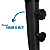 Ombrelone Lateral Articulado Alumínio 3,5m Preto Grande Praia Piscina Jardim com Base - Importway - Imagem 8