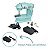 Máquina Costura Portátil Bivolt Pedal Completa Importway Cor Azul - Imagem 8
