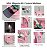Máquina Costura Rosa Portátil Bivolt Pedal Completa Importway - Imagem 3