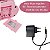 Máquina Costura Rosa Portátil Bivolt Pedal Completa Importway - Imagem 5
