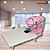 Máquina Costura Rosa Portátil Com Mesa Pedal Completa Bivolt - Imagem 10