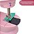 Máquina Costura Rosa Portátil Com Mesa Pedal Completa Bivolt - Imagem 4