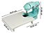 Mini Máquina Costura Azul Portátil Com Mesa E Kit De Costura Importway - Imagem 2