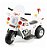 Mini Moto Elétrica Infantil Triciclo Criança Bateria Recarregável 6v Importway Bw002 Polícia Bivolt Cor Branco - Imagem 1