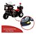 Mini Moto Elétrica Infantil Triciclo Criança Bateria Recarregável 6v Importway Bw002 Polícia Bivolt Cor Preto - Imagem 8
