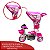 Triciclo Motoca Infantil Rosa Empurrador Cobertura Importway - Imagem 4