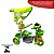 Triciclo Motoca Infantil Verde Empurrador Cobertura Importway - Imagem 6