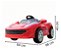 Mini Veiculo Eletrico De Passeio Infantil Carro Com Som Luz Vermelho - Imagem 2
