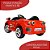 Mini Veiculo Eletrico De Passeio Infantil Carro Com Som Luz Vermelho - Imagem 4