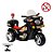 Mini Moto Elétrica Triciclo Infantil Polícia Importway Bw006 Cor Preto - Imagem 10