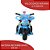 Mini Moto Elétrica Triciclo Infantil Polícia Importway Bw006 Cor Azul - Imagem 3