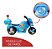 Mini Moto Elétrica Triciclo Infantil Polícia Importway Bw006 Cor Azul - Imagem 6