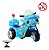 Mini Moto Elétrica Triciclo Infantil Polícia Importway Bw006 Cor Azul - Imagem 10