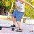 Skate 24 Shape Madeira Com Kit Proteção Infantil Capacete - Imagem 4