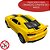 Carrinho Controle Remoto Carro Luz Leds Farol Roda Importway Cor Amarelo - Imagem 7