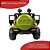 Mini Jipe Elétrico Infantil Criança Com Controle Remoto Carro Verde Bw028vd - Imagem 7