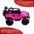 Mini Jipe Elétrico Infantil Criança Com Controle Remoto Carro Rosa Bw028rs - Imagem 3