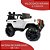 Mini Jipe Elétrico Infantil Criança Com Controle Remoto Carro Branco Bw028br - Imagem 3
