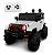 Mini Jipe Elétrico Infantil Criança Com Controle Remoto Carro Branco Bw028br - Imagem 1