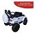 Mini Jipe Elétrico Infantil Criança Com Controle Remoto Carro Branco Bw028br - Imagem 4