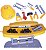 Kit Ferramentas Infantil Bancada Oficina Com 54 Peças Brinquedo Criança Didático Importway Bw033 - Imagem 7