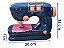 Máquina De Costura Infantil Mini Ateliê Importway Azul - Imagem 2