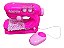 Máquina De Costura Infantil Mini Ateliê Importway Rosa - Imagem 1