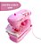Máquina De Costura Infantil Mini Ateliê Importway Rosa Claro - Imagem 8