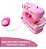 Máquina De Costura Infantil Mini Ateliê Importway Rosa Claro - Imagem 3