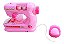 Máquina De Costura Infantil Mini Ateliê Importway Rosa Claro - Imagem 1