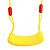 Gangorra Balanço Para Bebe Infantil Playground Brinquedo Cor Amarelo - Imagem 1