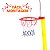 Cesta De Basquete Infantil Tabela Bola E Inflador Regulável - Imagem 4
